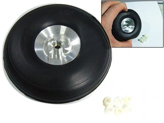 Scale Alloy Hub Rubber Wheel 64mm (2.5inch)