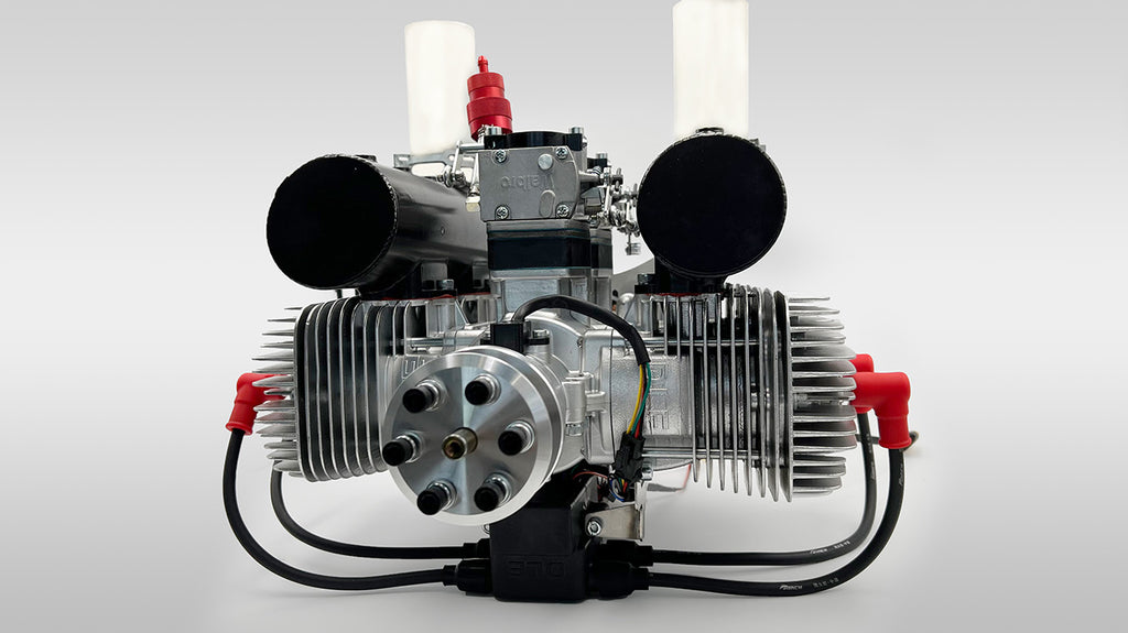 DLENGINE DLE-400 400cc Twin Cylinder Gasoline RC Aircraft Engine