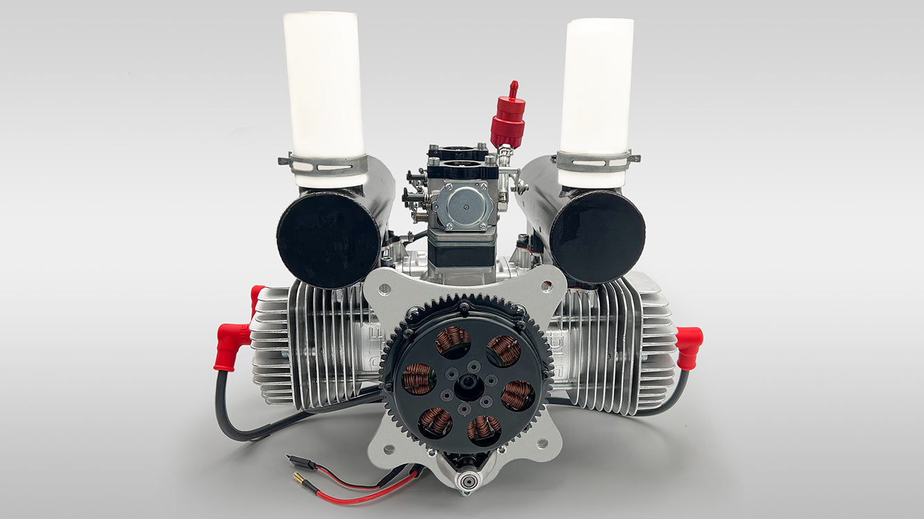 DLENGINE DLE-400 400cc Twin Cylinder Gasoline RC Aircraft Engine