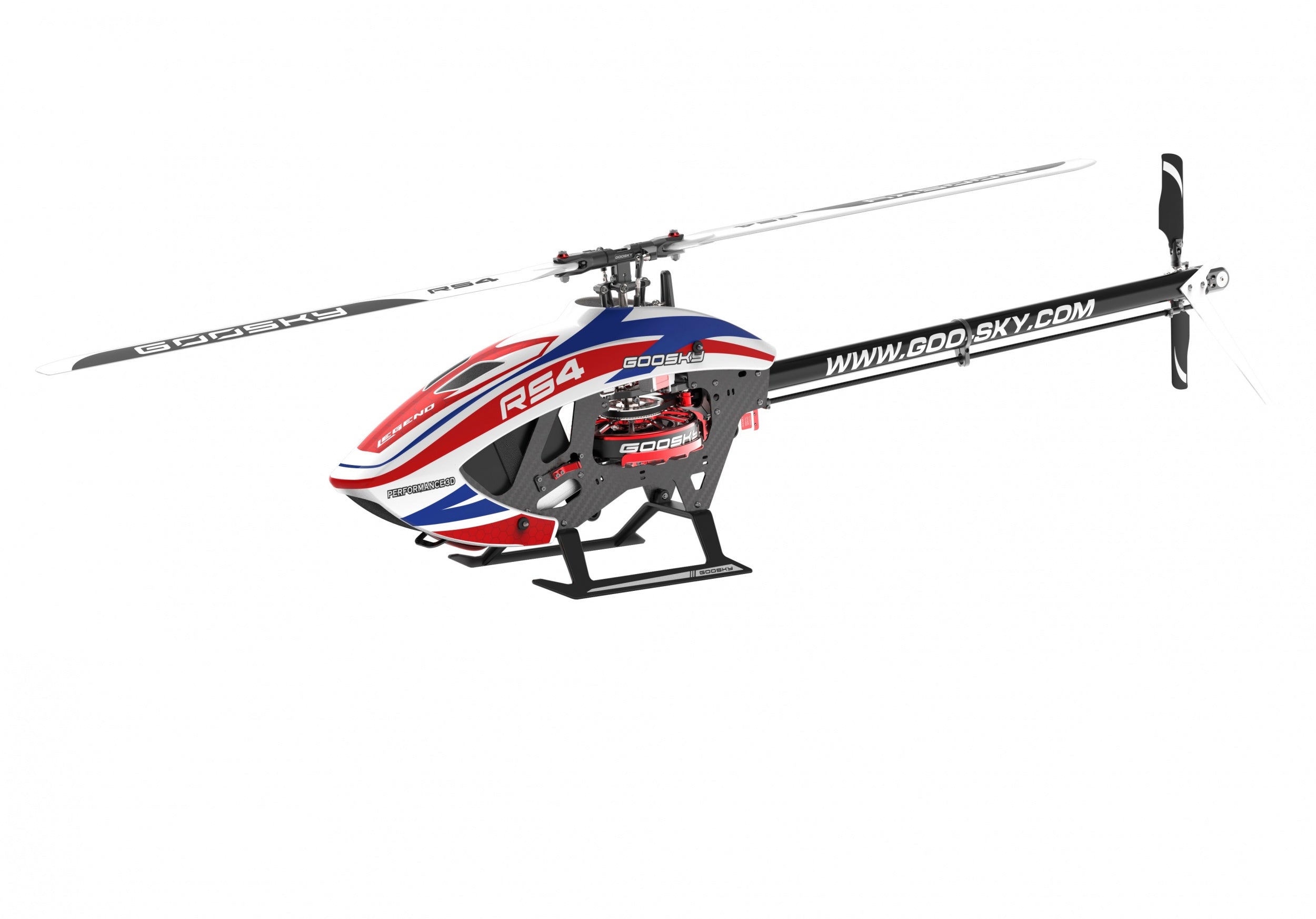 Goosky Legend RS4 Venom Helicopter Orange Combo version