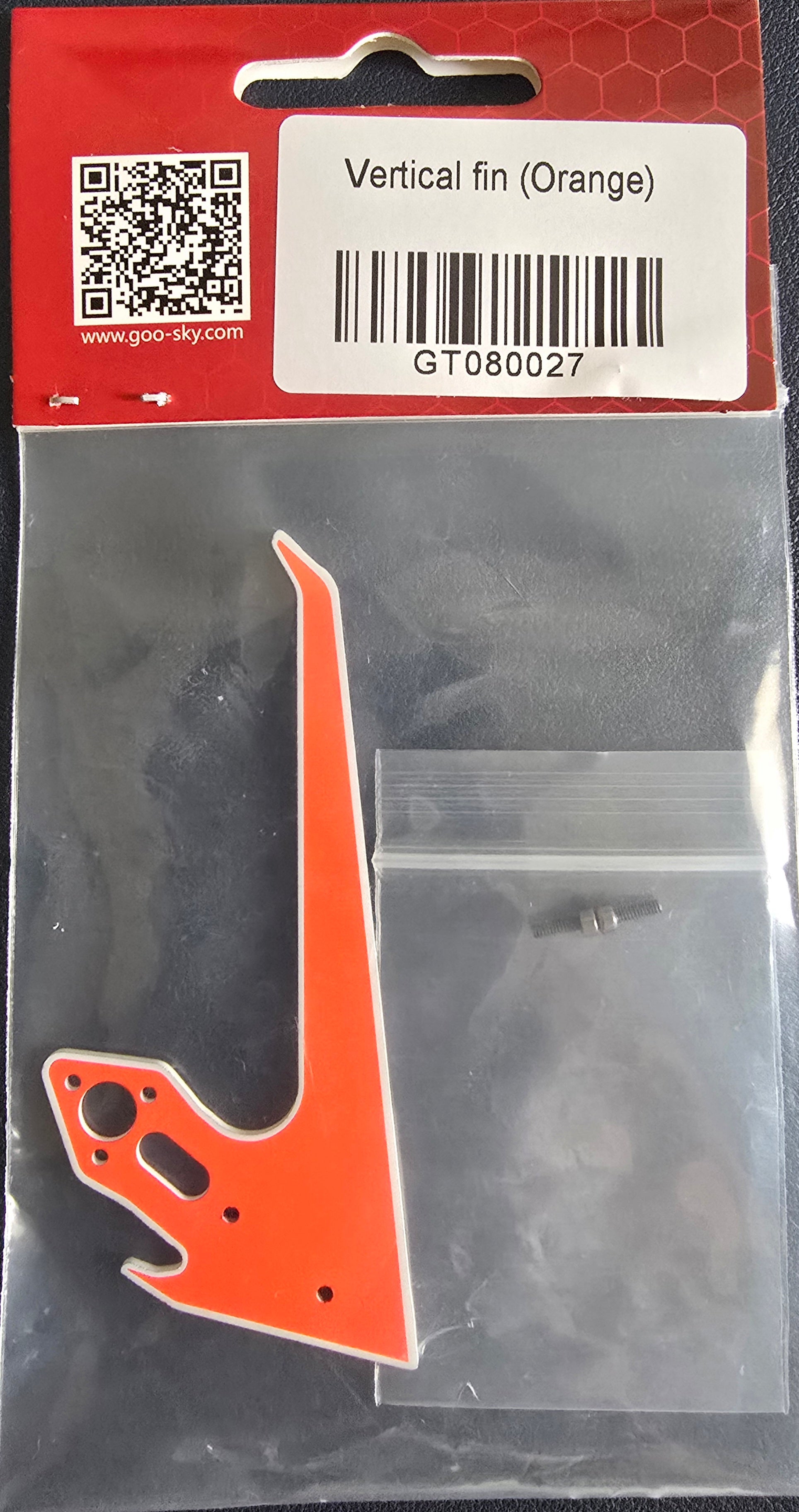Goosky S2 Tail Fin (S2 Max / S2 Ultra) – Helicopter Spare Part