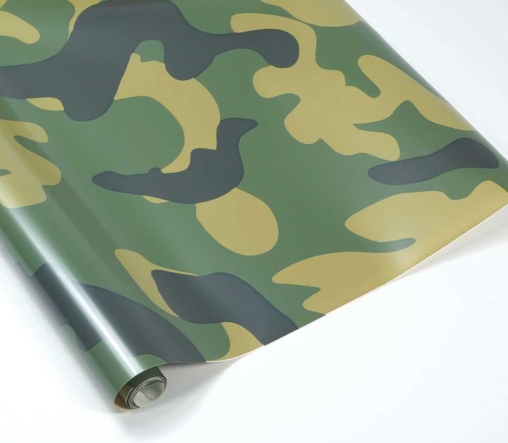 Covering Film Solid Camouflage Green (Made in Germany)