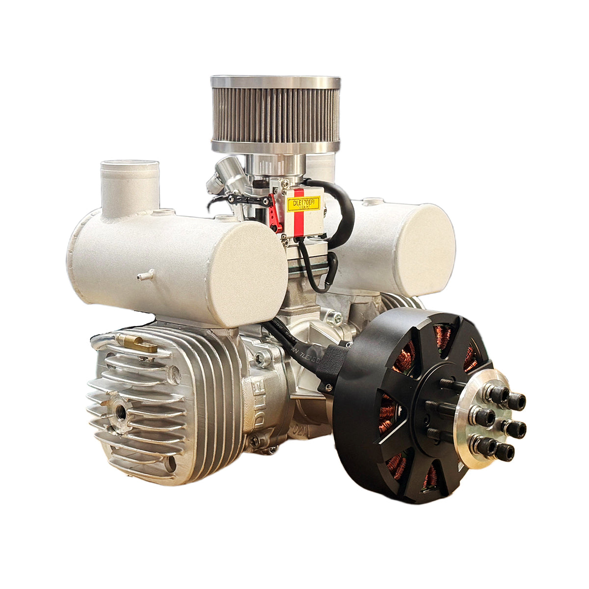 DLE170 EFI 170cc Petrol Paramotor Engine with Electric Starter and Alternator