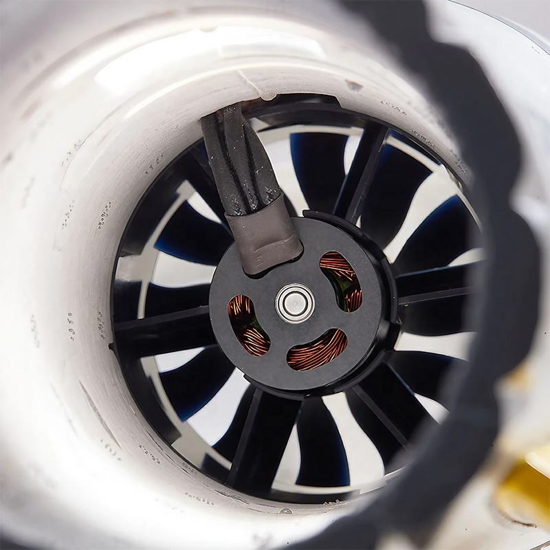 70mm EDF fan system installed in FMS Viper RC jet