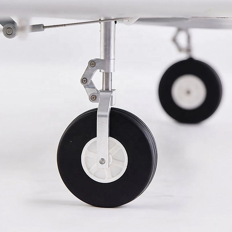 Retractable landing gear of FMS Viper EDF jet airplane