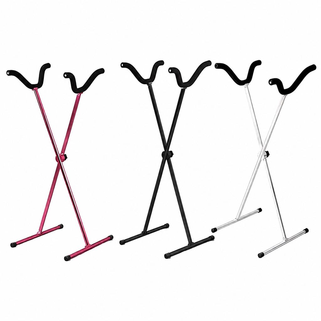 FMS RC model stand available in red black and silver colors for aircraft assembly maintenance and display