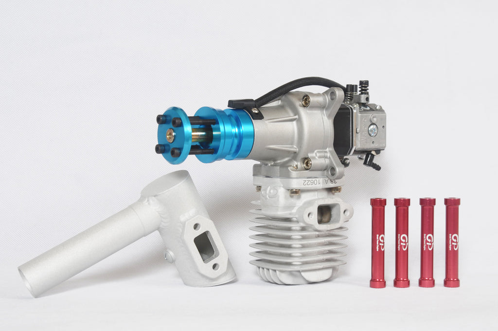 High performance 38cc gasoline engine for aerobatic RC airplanes