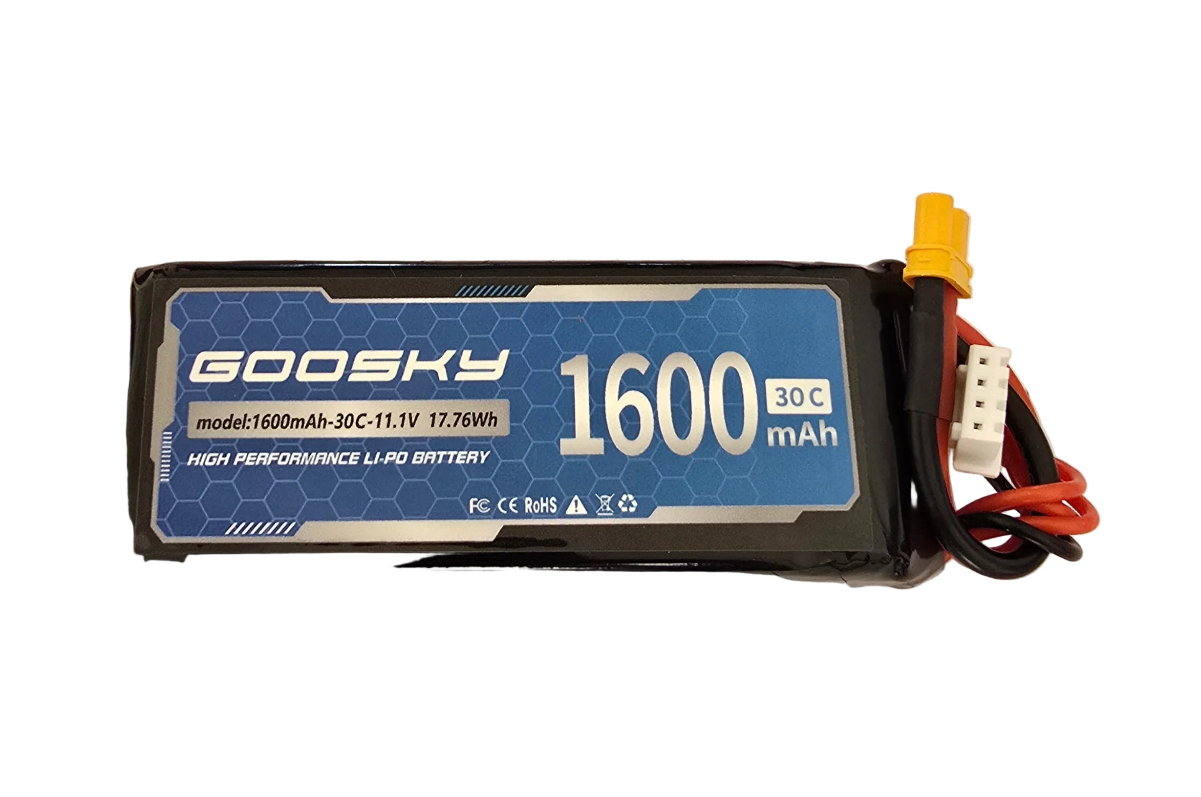 GOOSKY battery pack with 1600mAh capacity