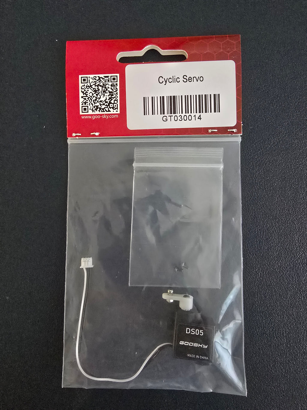 Goosky S1 Cyclic Servo back