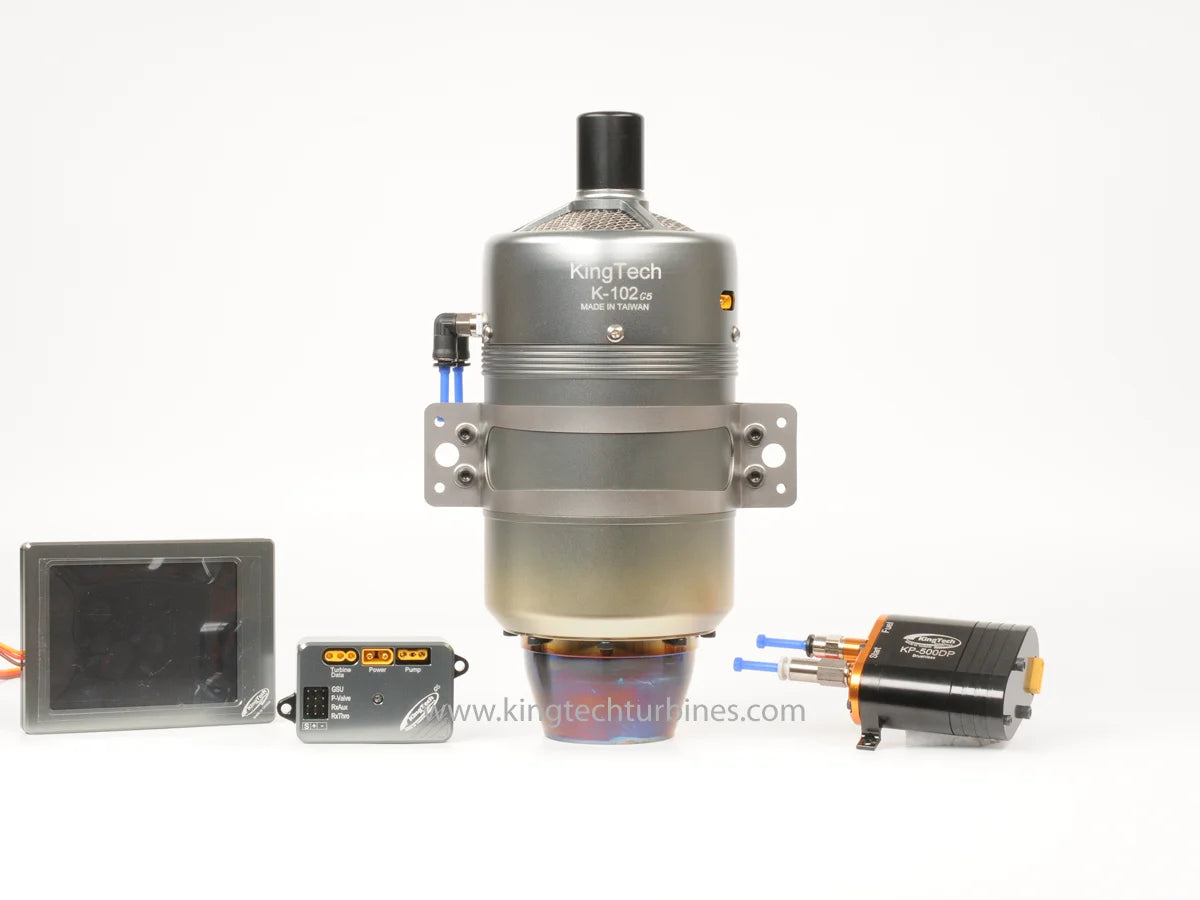 KingTech K-102G5 10kg RC turbine engine complete package with accessories