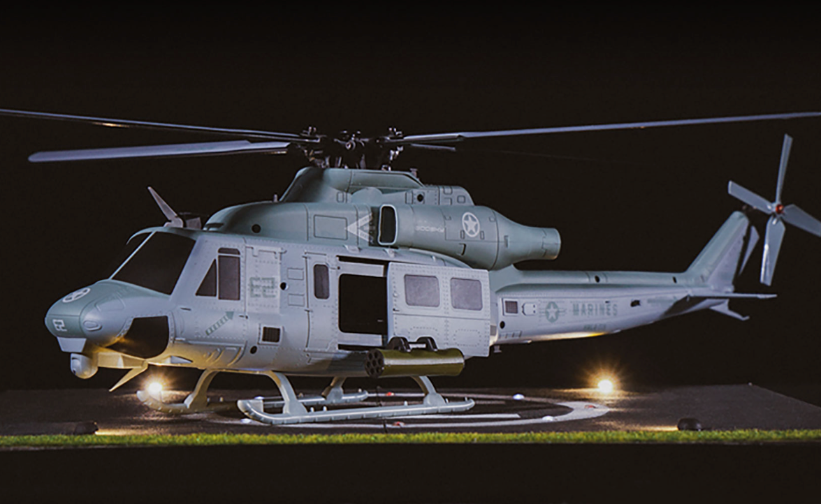 Goosky E2 UH-1Y GPS Scale Helicopter – RTF Mode 2 & BNF Versions
