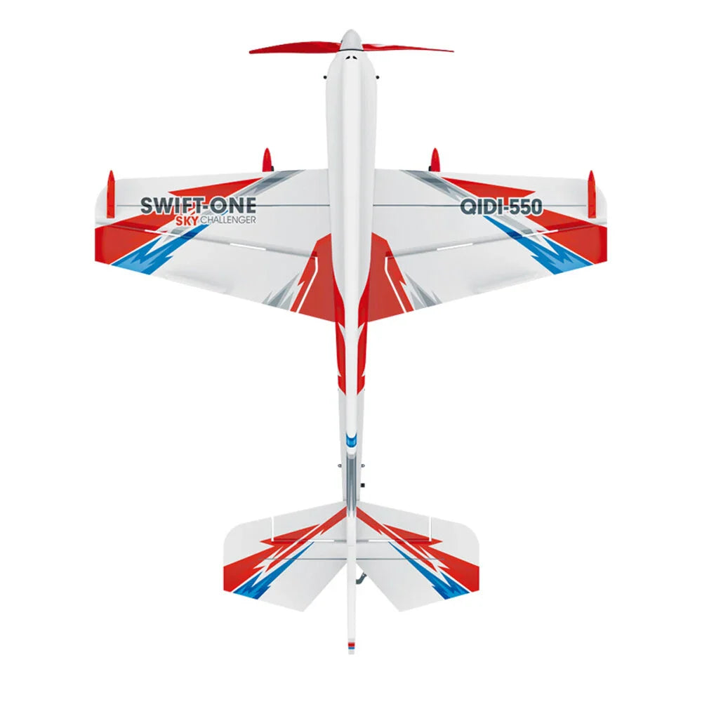 Qidi-550 red and white color top view