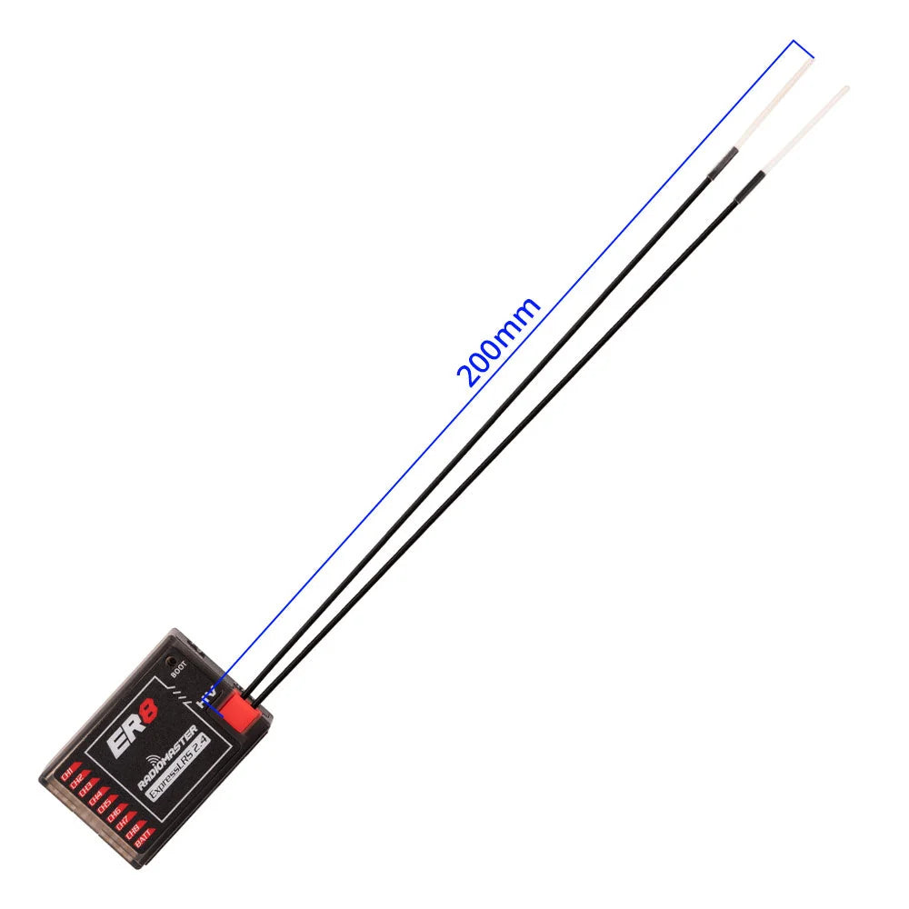 RadioMaster ER8 2.4GHz ELRS PWM Receiver – 8 Channel ExpressLRS Receiver