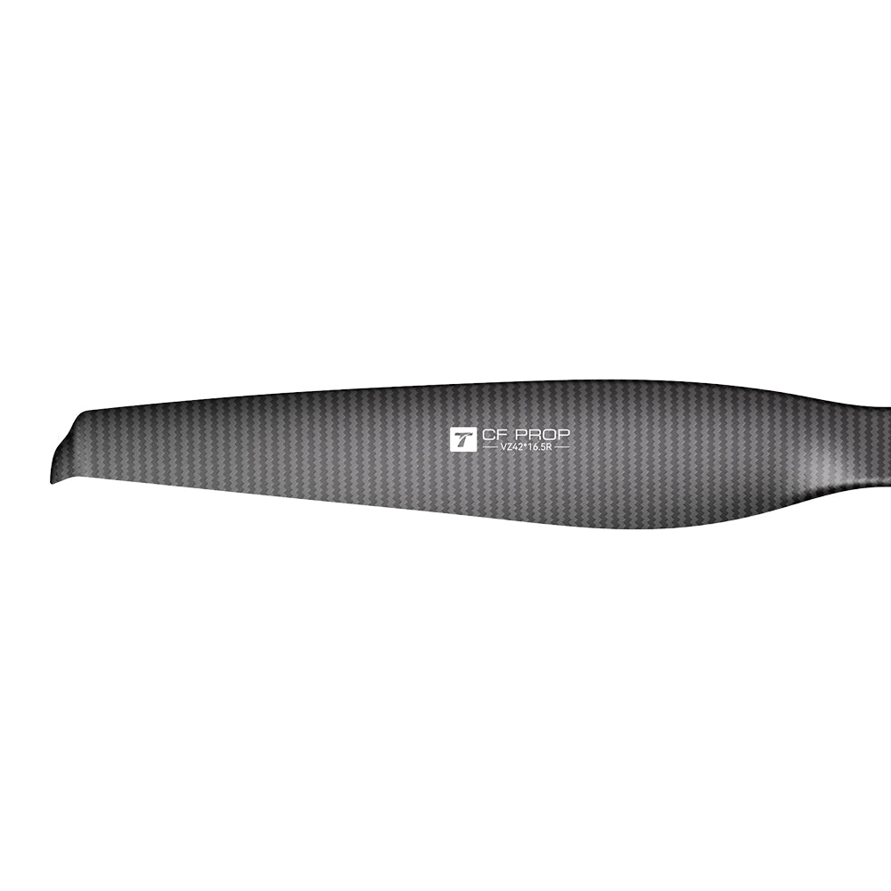 T-Motor VZ42x16.5 Carbon Fiber UAV Propeller Top View