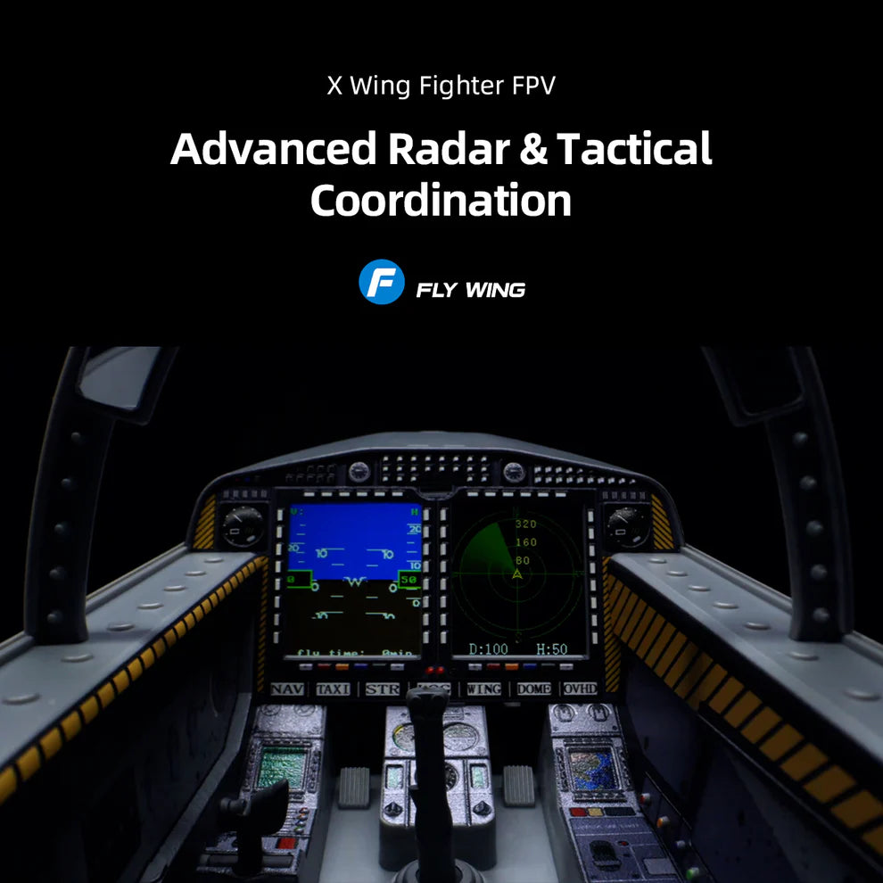 FlyWing X Wing Fighter immersive FPV cockpit