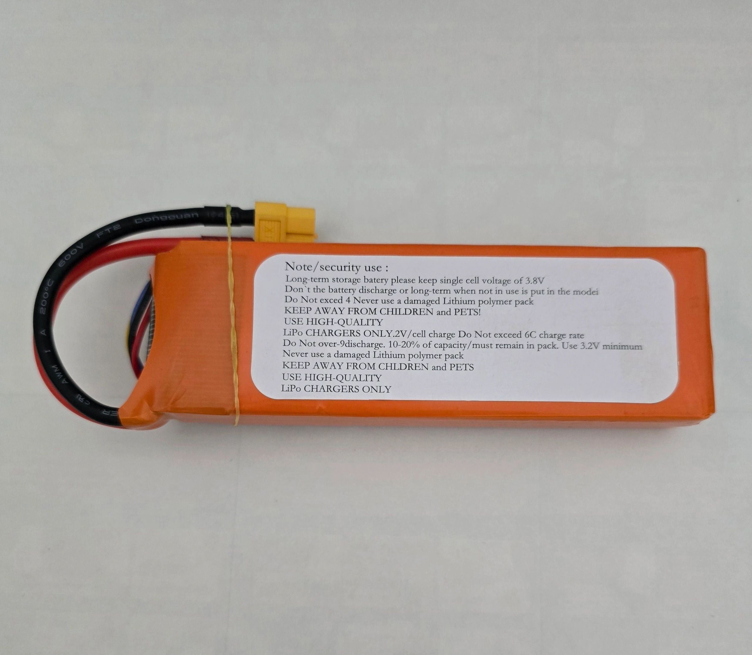 ABSD 11.1V 3300mAh 3S 60C Lipo Battery with XT60 Plug