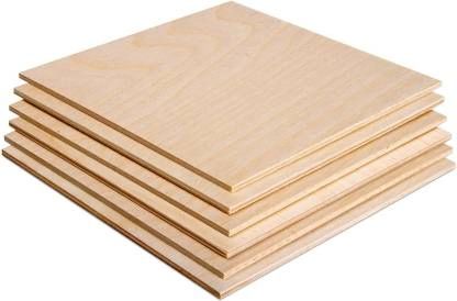 Stack of wooden boards on a white background