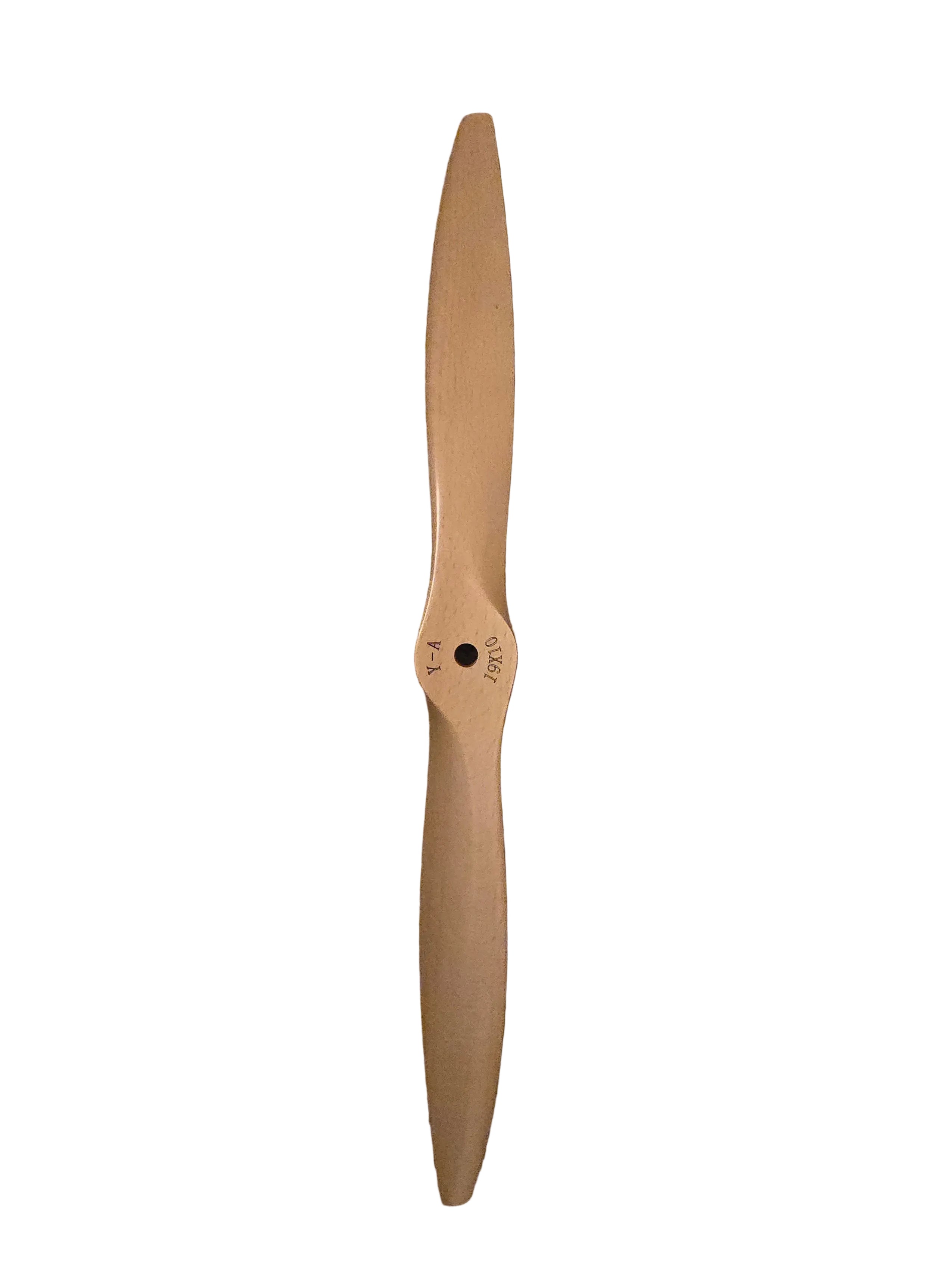 AeroNautical 19x10 wooden propeller made from laminated beechwood for RC aircr
