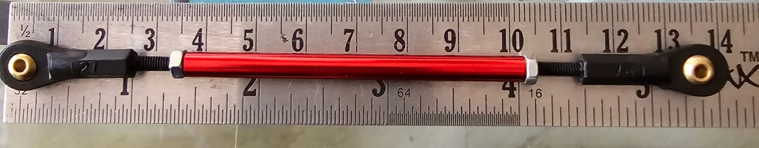 Alloy Pushrod with Ball-Link 65mm