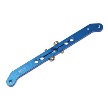Aluminum Servo Arms (Double Arm) 4"Hitec 24T M3 blue