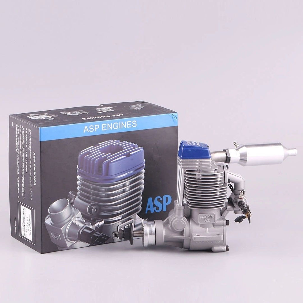 ASP MAGNUM XLS FS120AR 19.96CC Four Stroke Nitro Engine for RC Airplane Comparable to OS FOS FAITO Engines