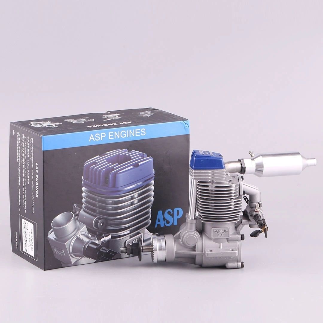 ASP MAGNUM XLS FS120AR 19.96CC Four Stroke Nitro Engine for RC Airplane Comparable to OS FOS FAITO Engines