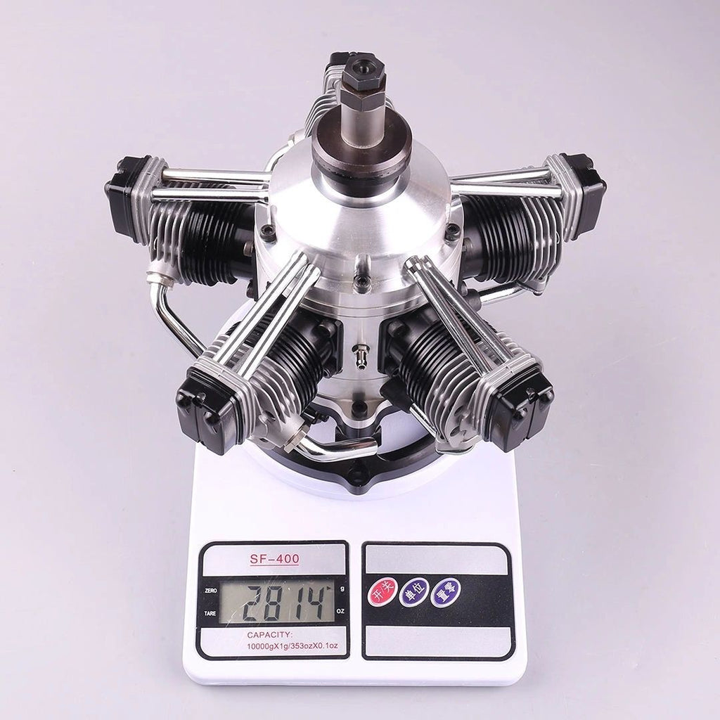 ASP MAGNUM XLS FS400AR 12.8CCX5 Four Stroke Nitro Engine for RC Airplane Comparable to OS FOS FAITO Engines