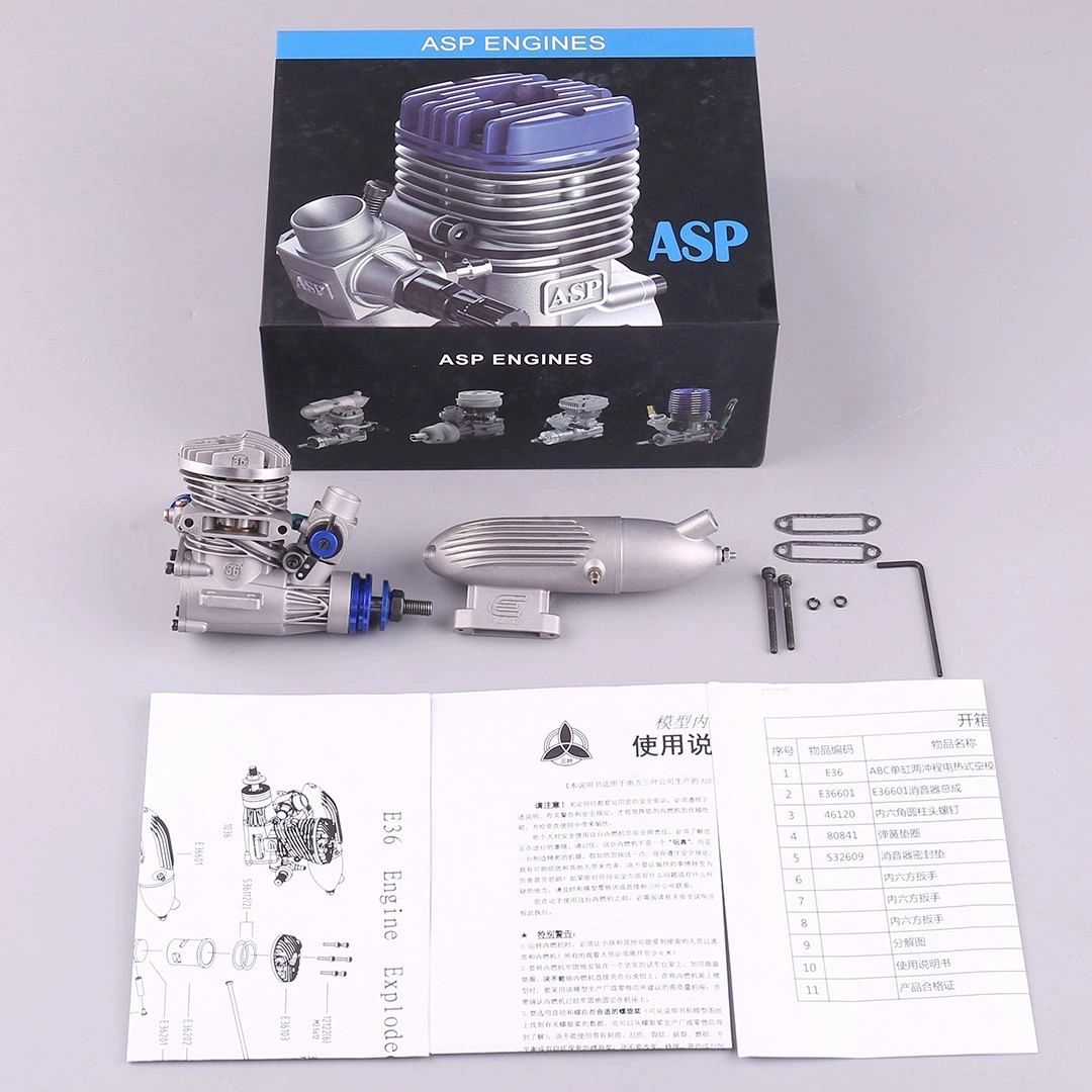 ASP XLS E36 5.8CC Nitro Engine