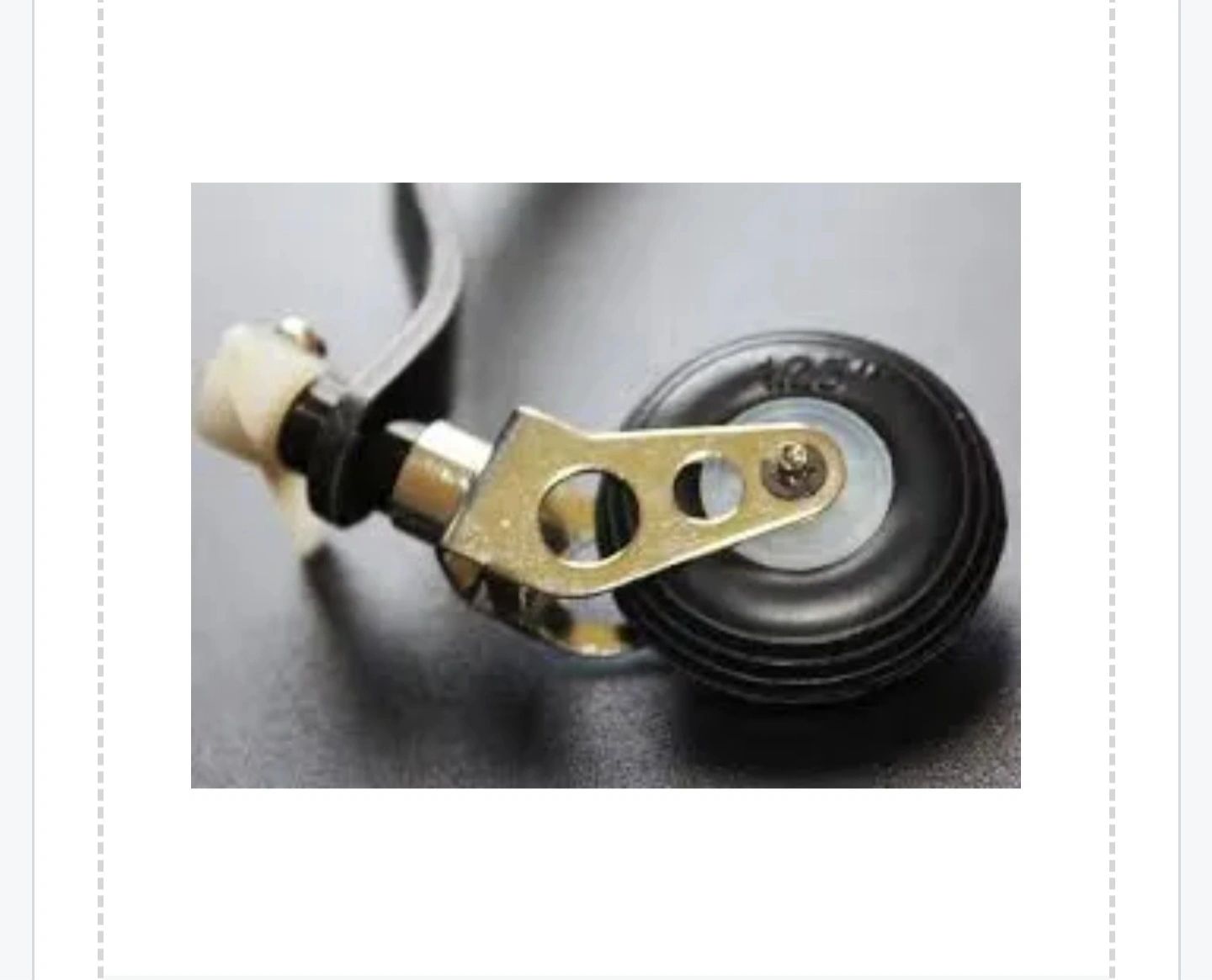 Carbon Fiber Tail Wheel set 85cc to 100cc