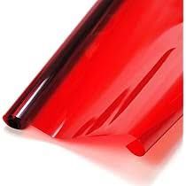 Covering Film Transparent Red (Made in Germany)