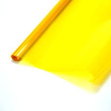 Covering Film Transparent Yellow (Made in Germany)