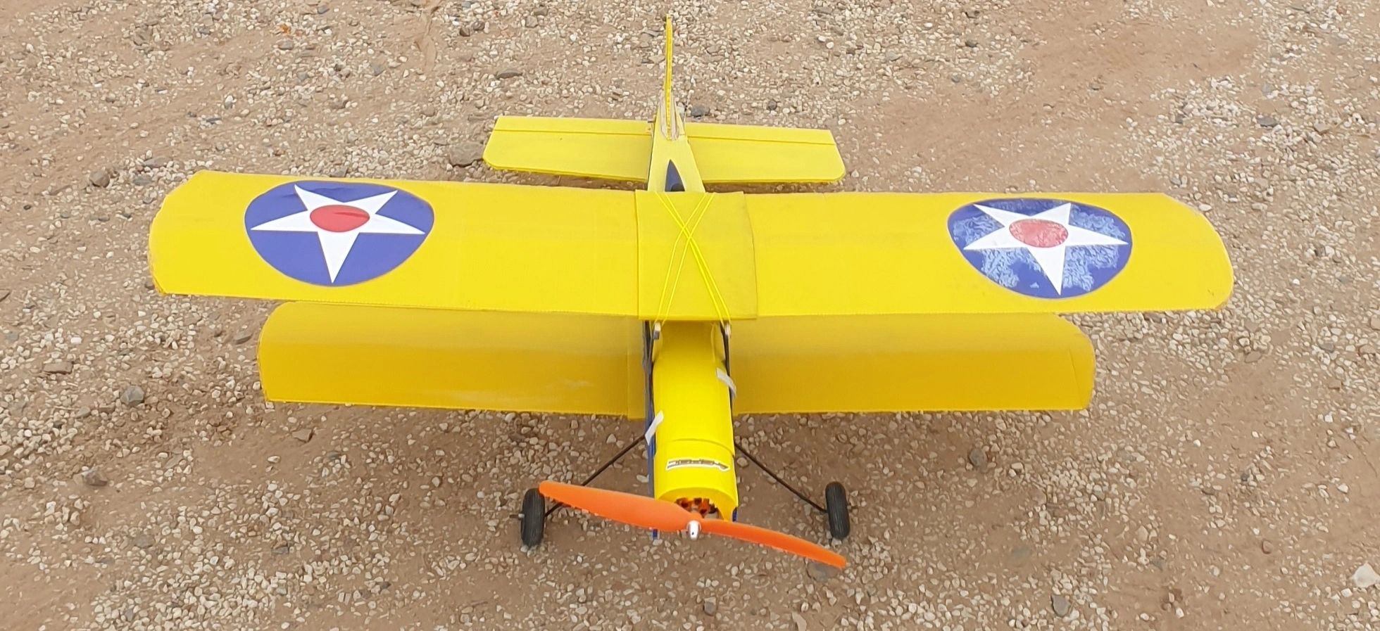 Cub Yellow Biplane 4 Channel RTF Combo