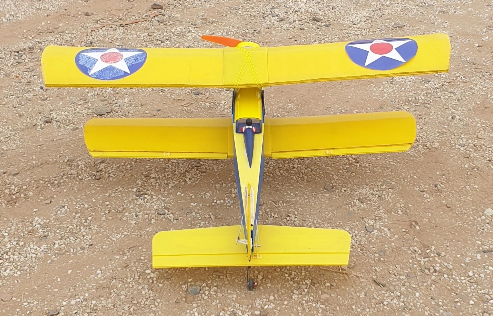 Cub Yellow Biplane 4 Channel RTF Combo