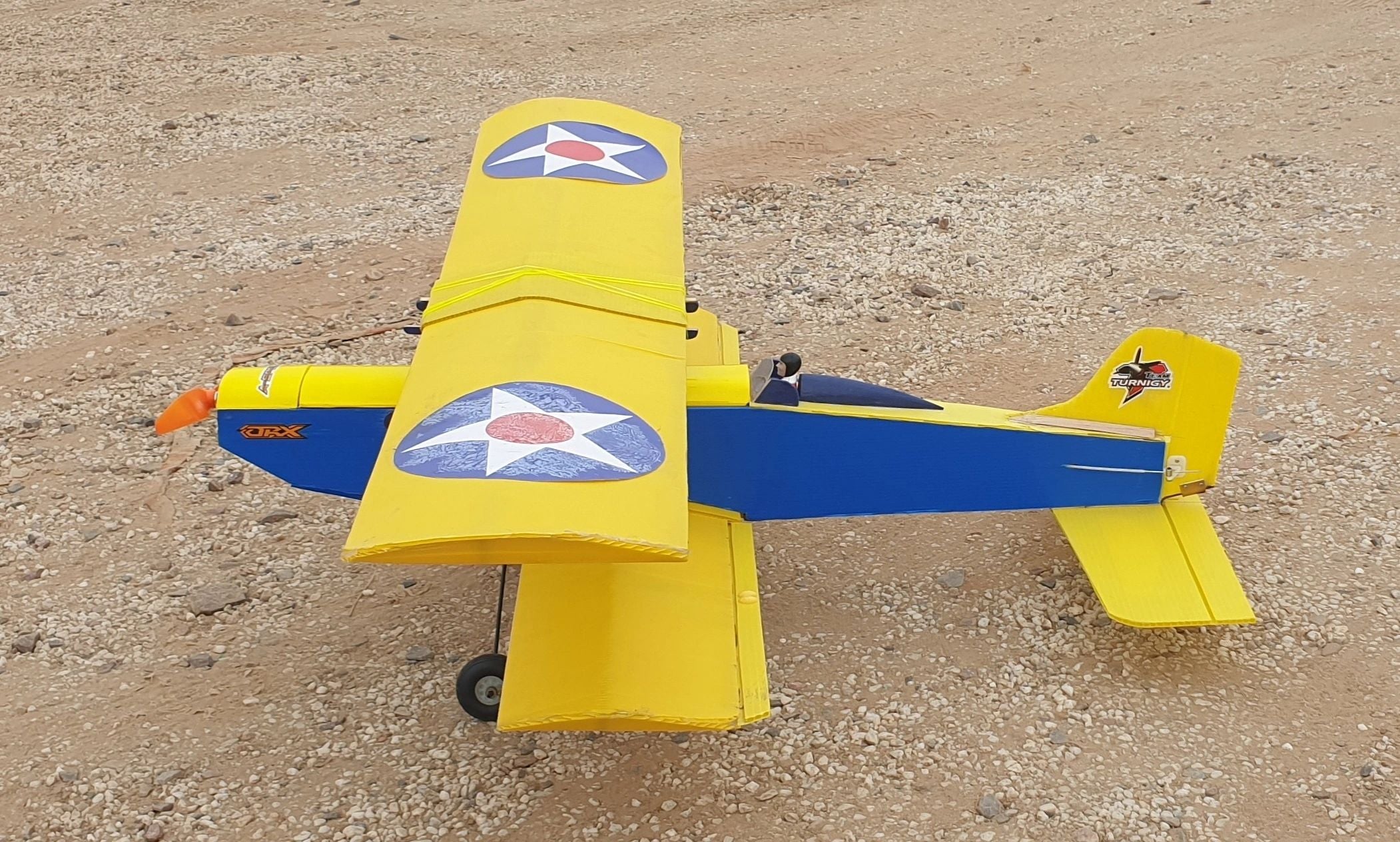 Cub Yellow Biplane 4 Channel RTF Combo