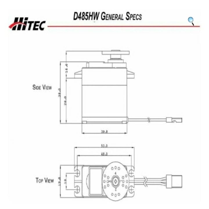 D485HW, 32-Bit, Wide Voltage, Karbonite Servo