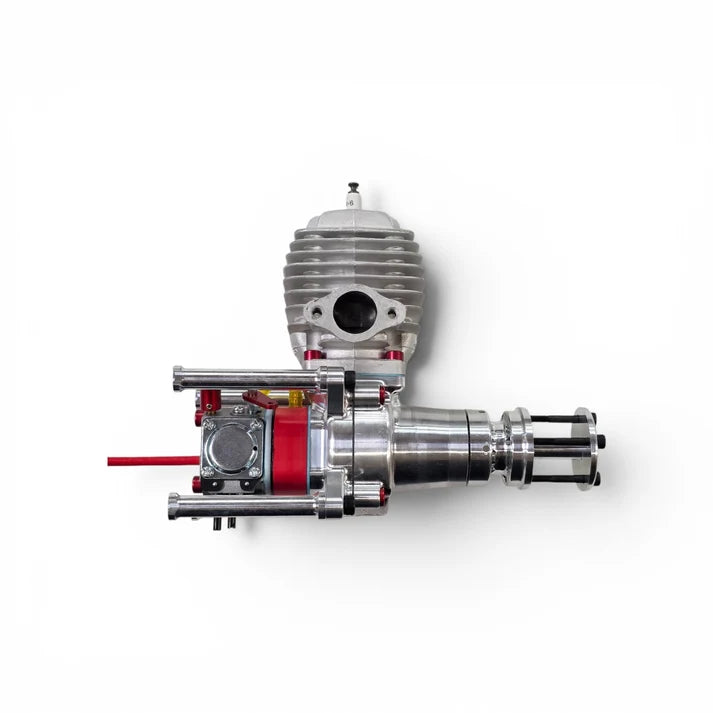 DA-35 RC aircraft engine with Pitts muffler for 30-40cc aircraft