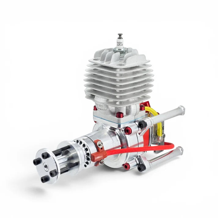 Desert Aircraft DA-35 35cc gasoline engine with Pitts muffler