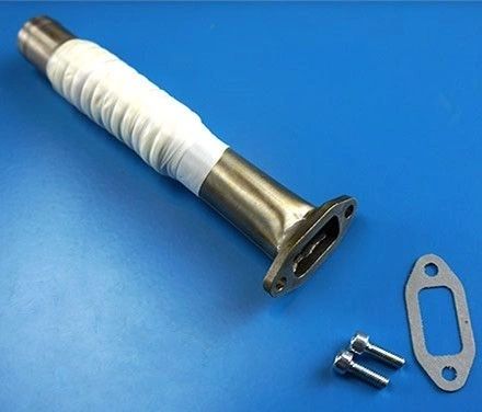 DLE 55 RA Rear Dump Canister Muffler with Header