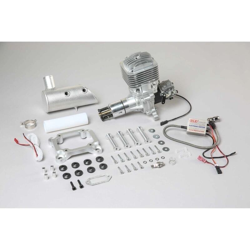 DLE-85 85cc Gas Engine with Electronic Ignition and Muffler Item No. DLE Engines - DLEG0085