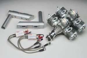 DLE DLE-222 FLAT FOUR GASOLINE ENGINE