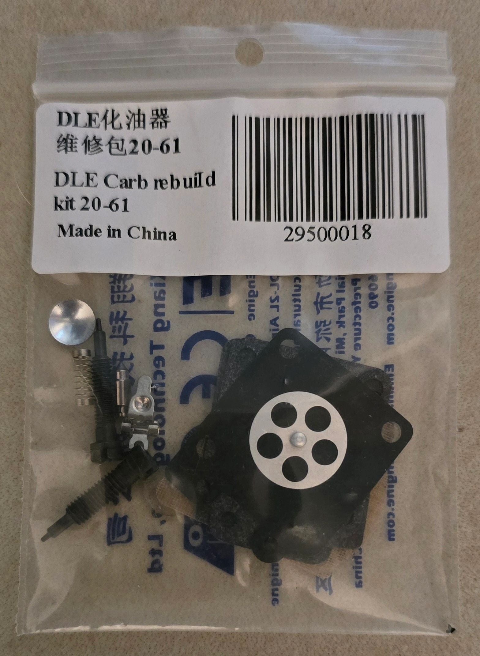 DLE20 20-61 CARBURETOR REBUILD KIT