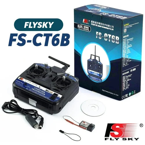 FlySky FS-CT6B 2.4GHz 6CH Transmitter with FS-R6B Receiver