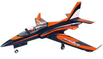 FMS Avanti 90mm EDF PNP RC jet in orange and blue livery