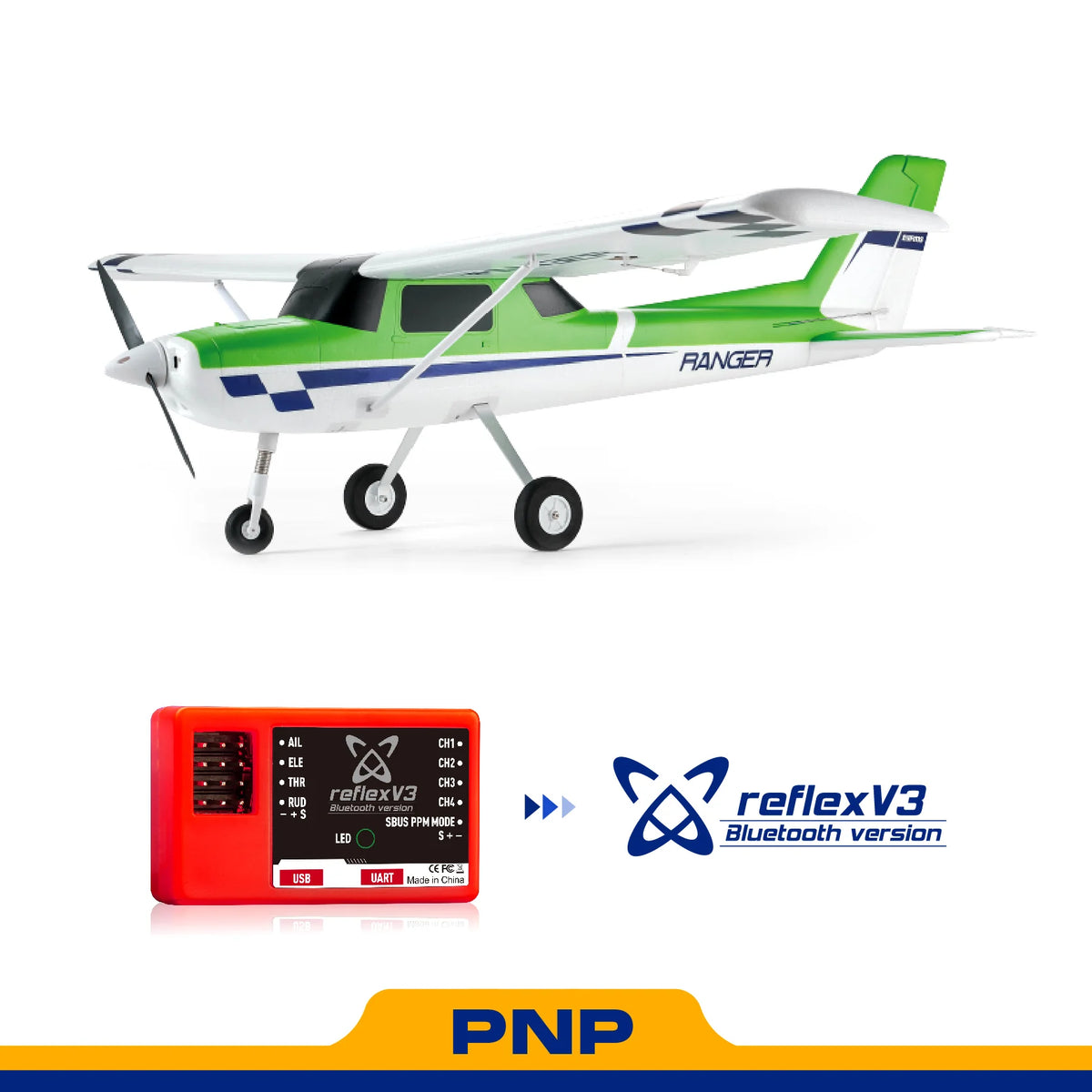 Airbus Ranger Rtc FMS 1.22m Ranger EP RTF RC Airplane w/ Reflex V3 | Aeromodellingtutor