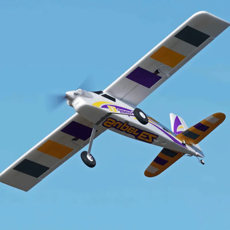 FMS Super EZ V4 1220mm RC trainer airplane in flight