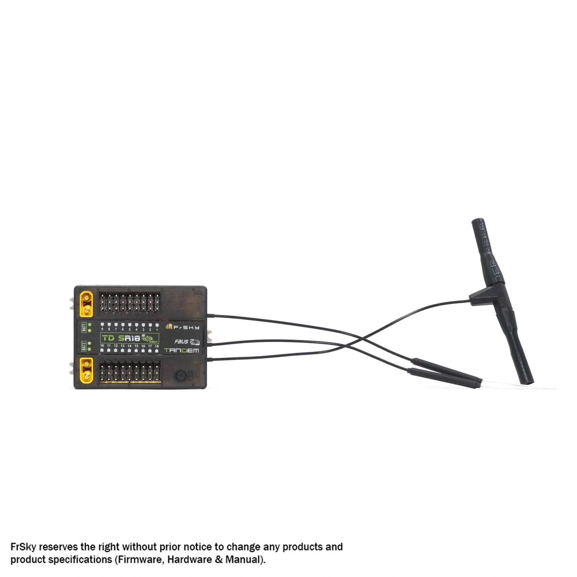 FrSky 2.4G 900M Tandem Dual-Band Receiver TD SR18 Receiver with 18CH Ports