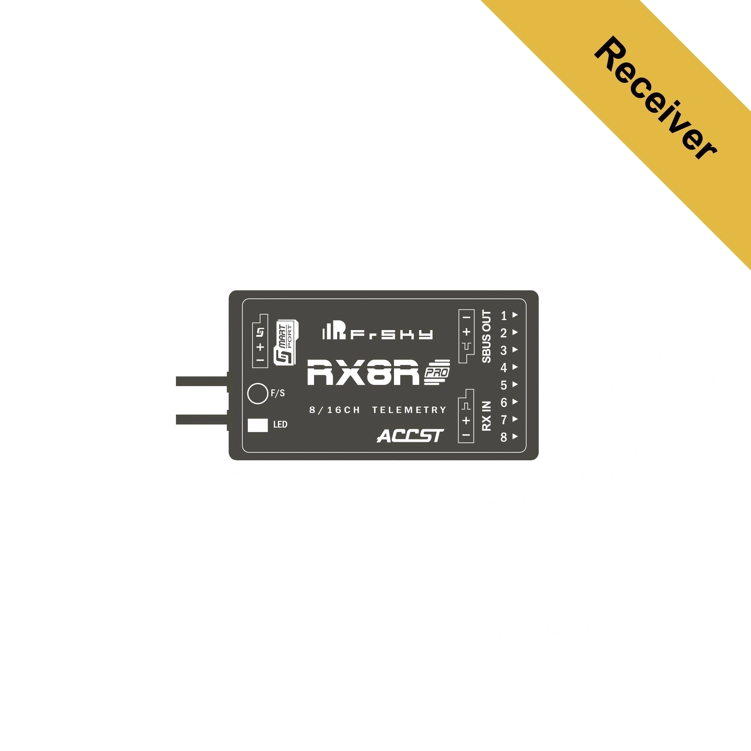 FrSky RX8R Pro 2.4G ACCST 8/16CH SBUS Telemetry Receiver