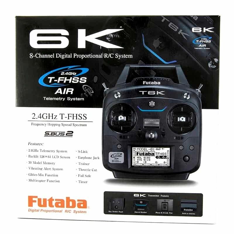Futaba T6K-V3S 6-Channel RC Transmitter Radio System India