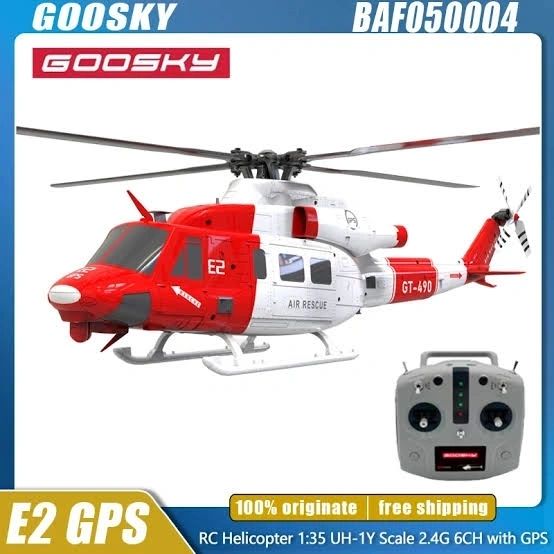 Goosky E2 UH-1Y Air Rescue GPS Helicopter - RTF (Mode 2)