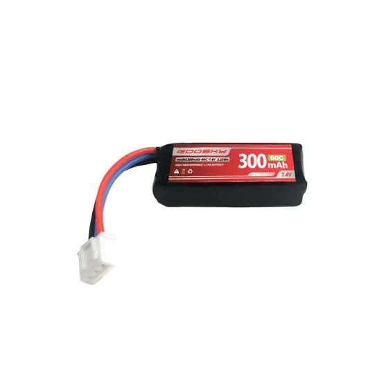 Goosky battery pack with red label on a white background